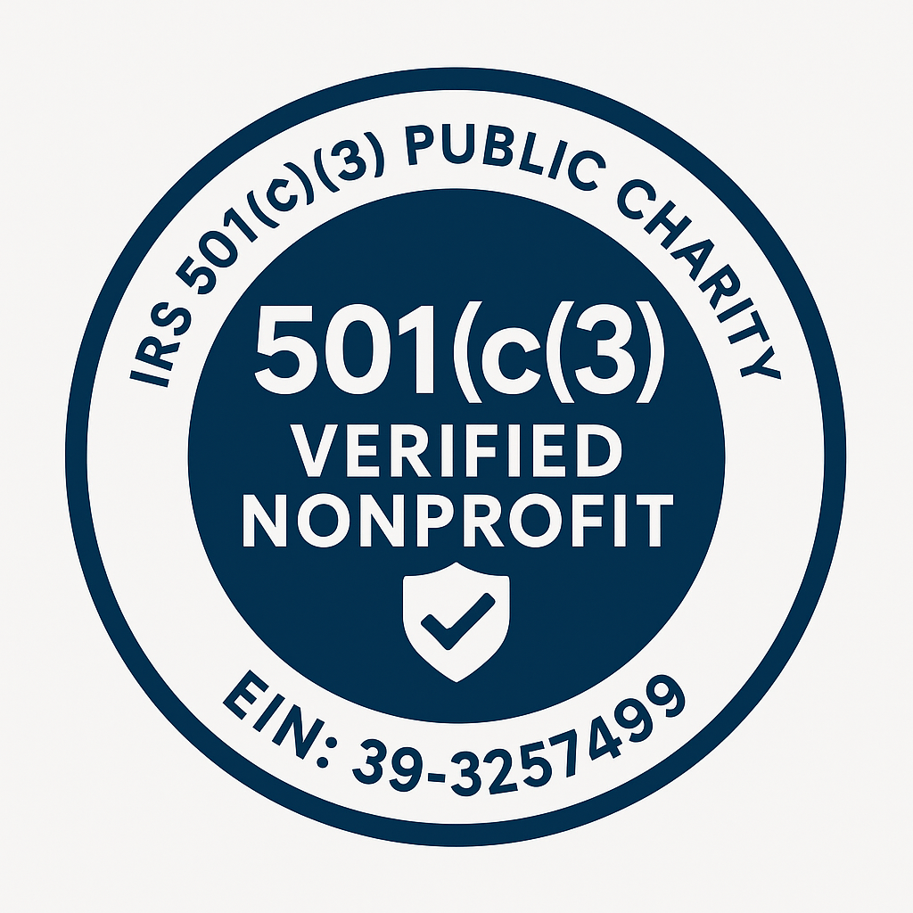 IRS 501(c)(3) Verified Nonprofit — EIN: 39-3257499